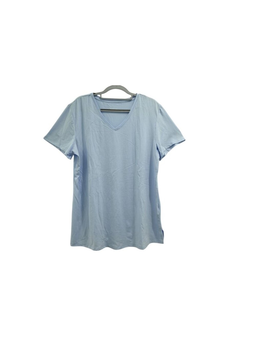 NWT Charter Club Short Sleeve Sleep Lounge Shirt Sz L Pale Periwinkle Purple